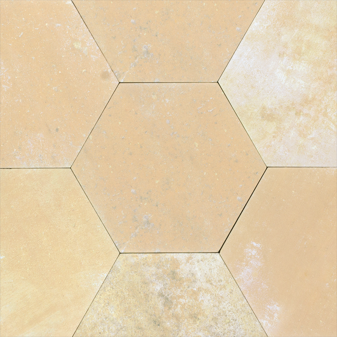 Clay Sand Hexagon (6" x 6")