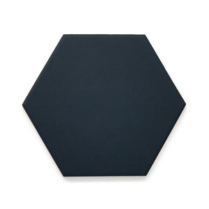 Good Vibes Mignight Blue Navy modern matte porcelain hexagon tile for residential and commercial bathroom and kitchen floor and wall imported from Spain, Cevica Good Vibes Navy available from TilesInspired Canada's Online Tile Store delivering across Ontario and Quebec, including Toronto, Montreal, Ottawa, London, Windsor, Kitchener, Muskoka, Barrie, Kingston, Hamilton, and Niagara decoration idea