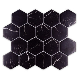 Venetta Marquina 3" Hexagon