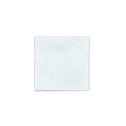 A single 4x4 satin zellige tiles named hearth sky blue. they have a handmade look, textured edge and a pale blue colour variation