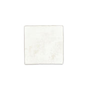 A single 4x4 satin zellige tiles named hearth white. they have a handmade look, textured edges and a subtle colour variation