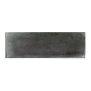 a single flint bars dark grey glossy 2x6.5 subway tile