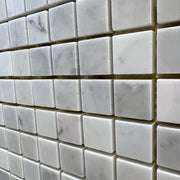 Bianco Carrara Polished (1" x 1") - 30% markdown