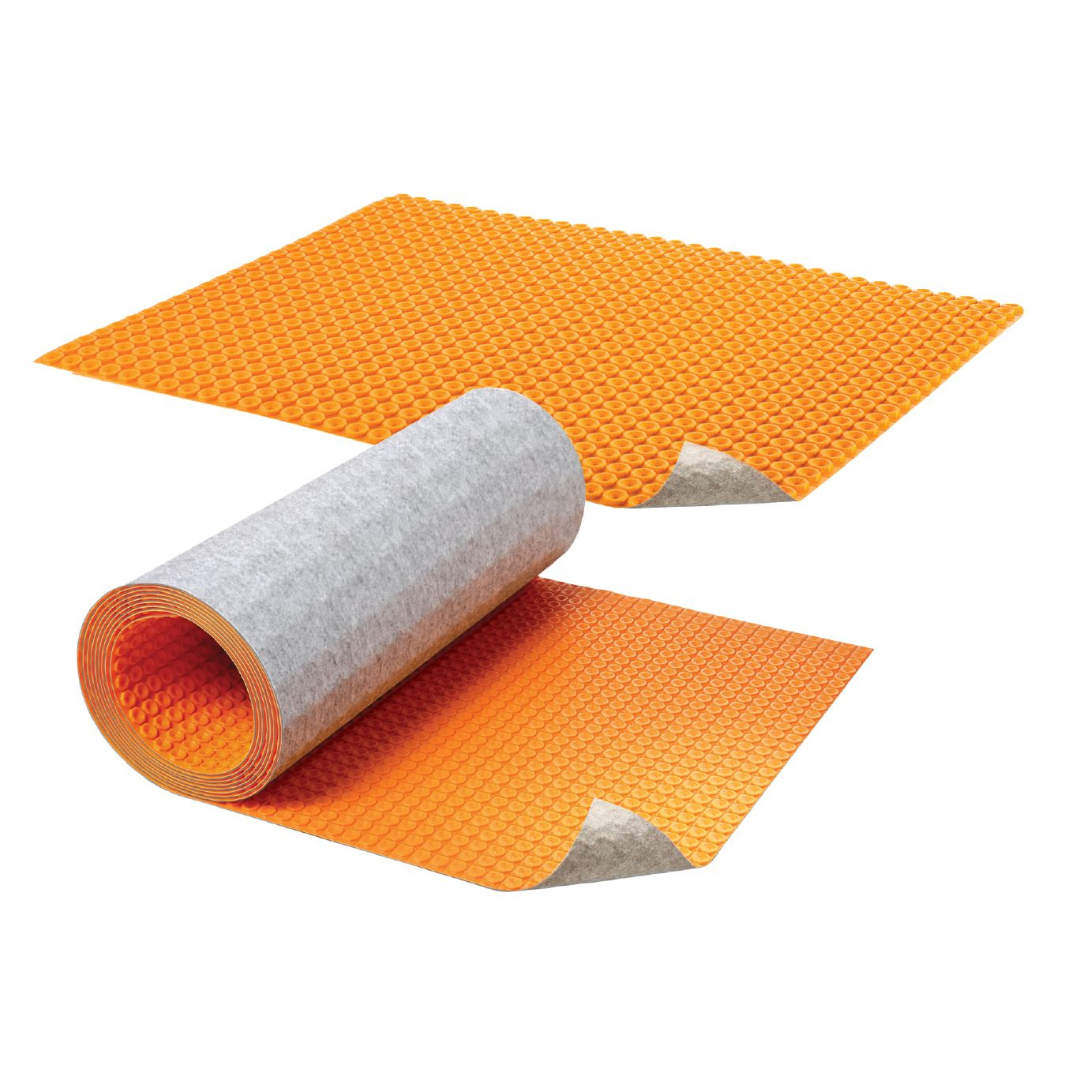 Uncoupling membrane with integrated sound control and thermal break