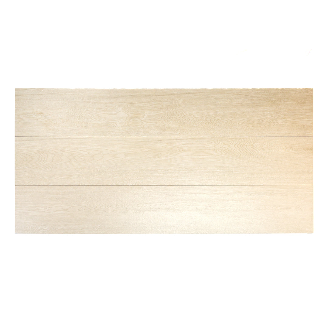 a group of three light birch wood look 8x48 tiles