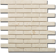 Marfil Honed Offset Brick Mosaic (1 x 4) - Sample