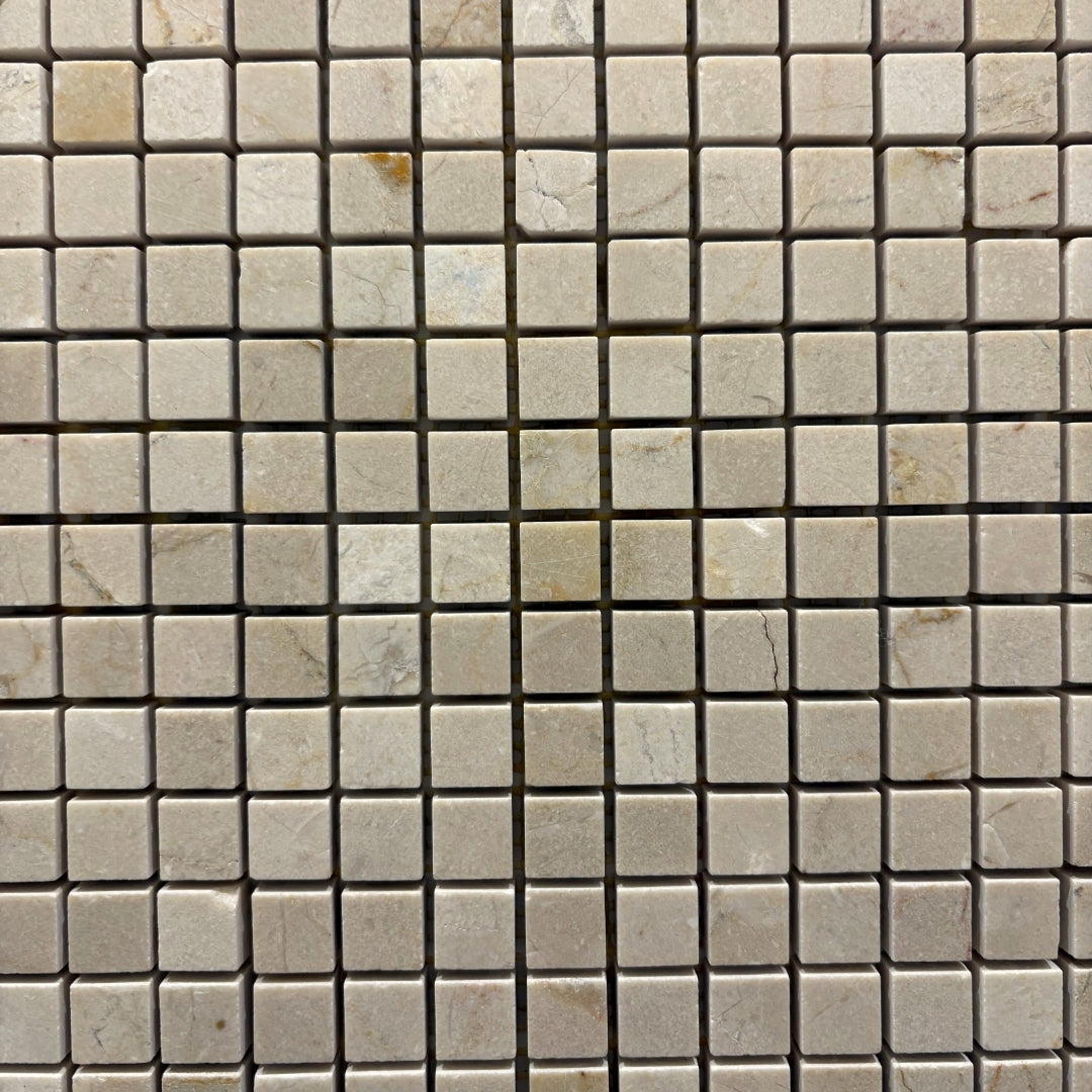 Marfil Polished Mosaic (5/8 x 5/8) - 30% markdown