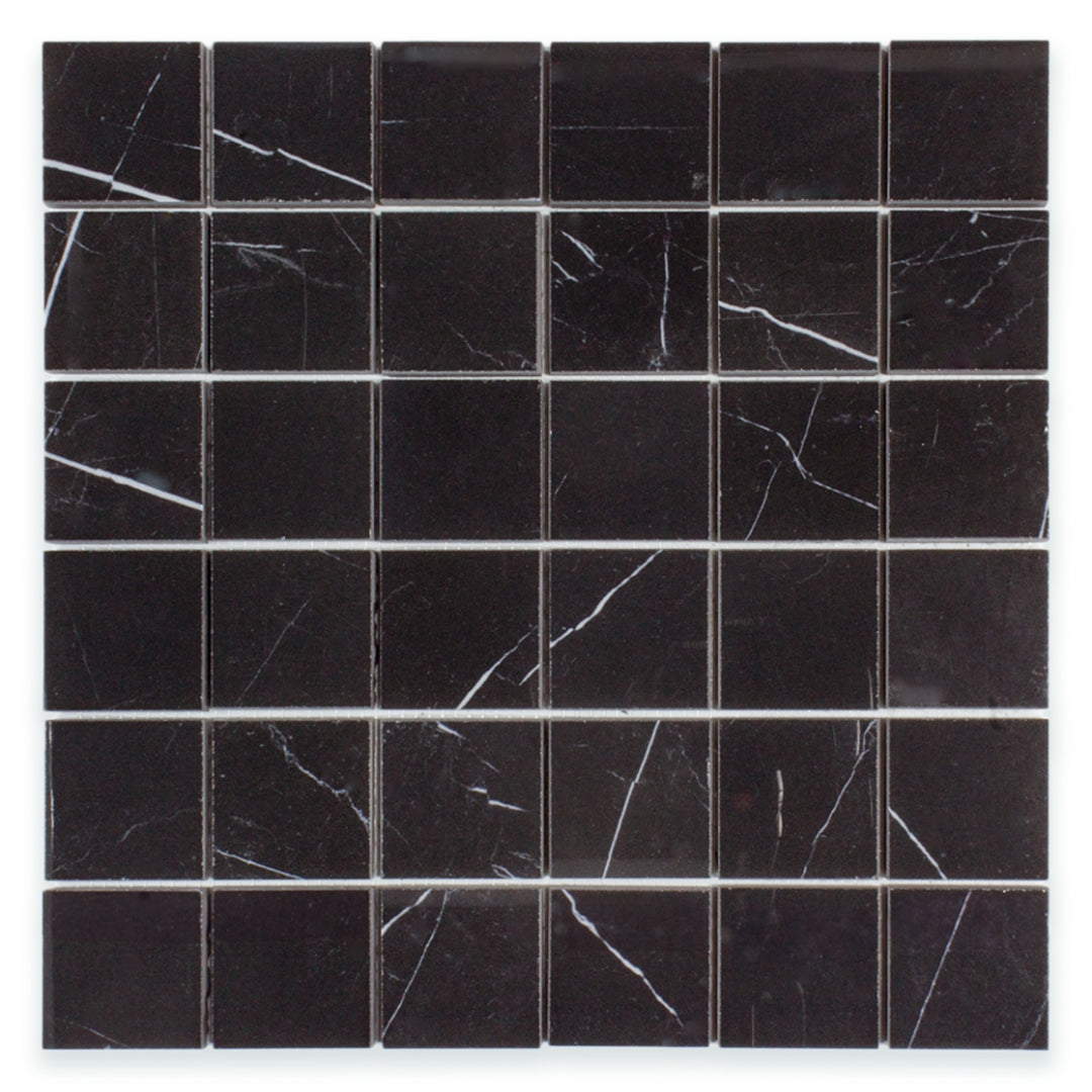 Marquina Polished 2"x 2" Mosaic