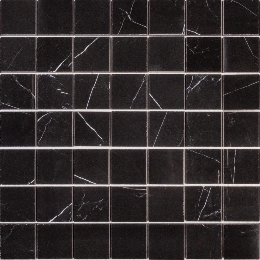 Marquina Polished 2"x 2" Mosaic