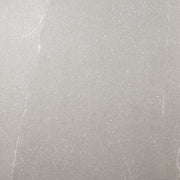 Ariel close up of 24x48 limestone look tiles in taupe to highlight the finish and pattern