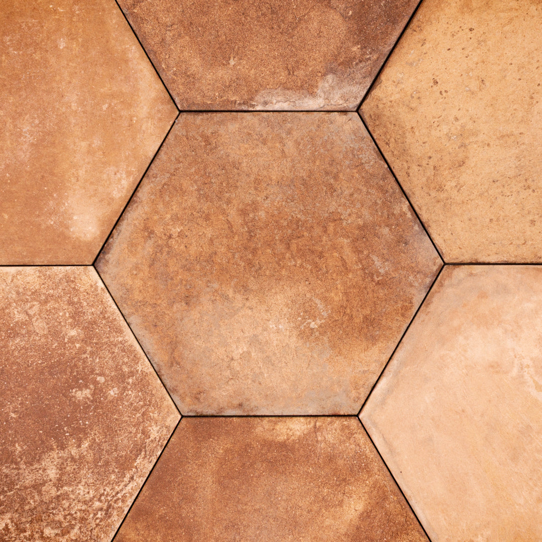 Tuscan Cotto Hexagon (9