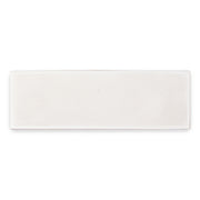 a single 2x6 matte cloud white subway tile