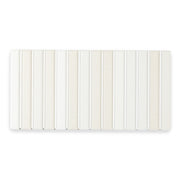 a sandy griege fluted kitkat style wall tile in a matte finish