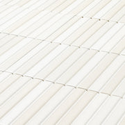 a fluted kitkat style panel in matte sand creamy beige with colour variation