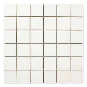 Checkmate White Mosaic (2" X 2")