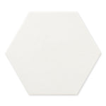 Checkmate White Hexagon (10" X 9")