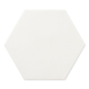 Checkmate White Hexagon (10" X 9")