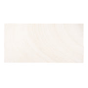 A single solenne white stone look rectangle large tile perfect for commercial and residential floors and walls