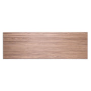 A single 13x40 wood look reeded tile in a brown oak colour. 