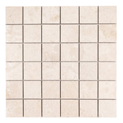 Limestone Ivory Mosaic (2" x 2")
