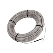 Electric radiant floor heating cables used with Schluter DITRA-HEAT membrane