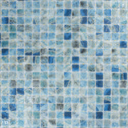 Pool Azure Glass Mosaic (1" x 1") - Sample