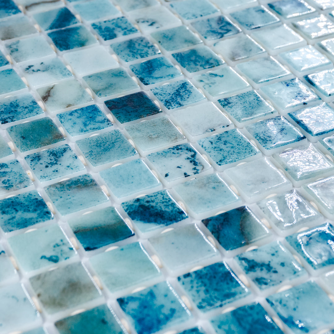 Pool Azure Glass Mosaic (1