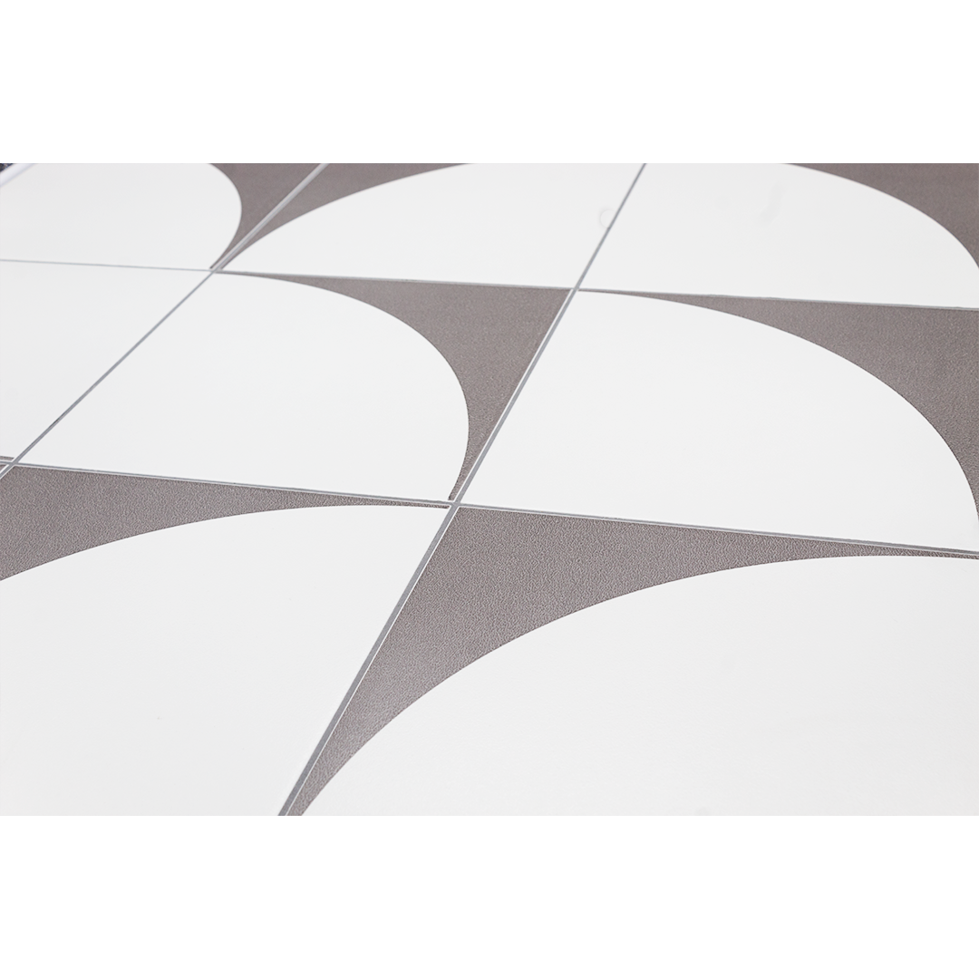 Harvest Moon Grey and White modern matte porcelain decorative pattern tile for residential and commercial bathroom and kitchen floor and wall imported from Portugal, Kerion Décor Lune Graphite available from TilesInspired Canada's Online Tile Store delivering across Ontario and Quebec, including Toronto, Montreal, Ottawa, London, Windsor, Kitchener, Muskoka, Barrie, Kingston, Hamilton, and Niagara renovation idea