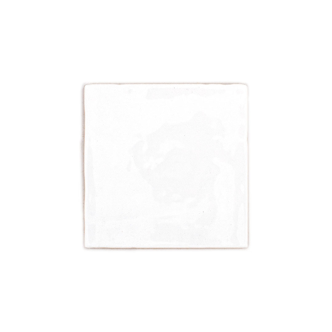 Zellige Crisp White Gloss (4.5" X 4.5")