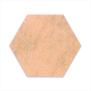 Clay Terracotta Hexagon (6" x 6")