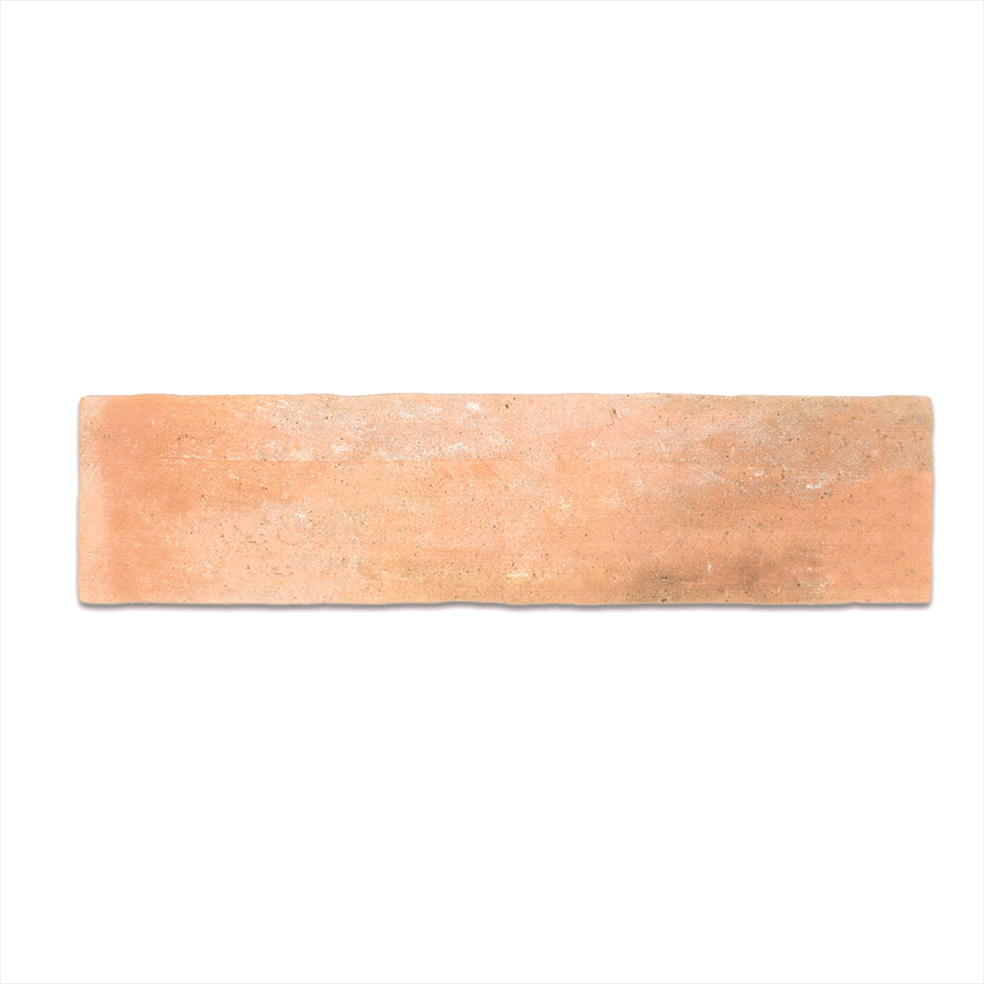 11x2.75 brick clay terracotta stone look tile in the lightest shade in the random mix