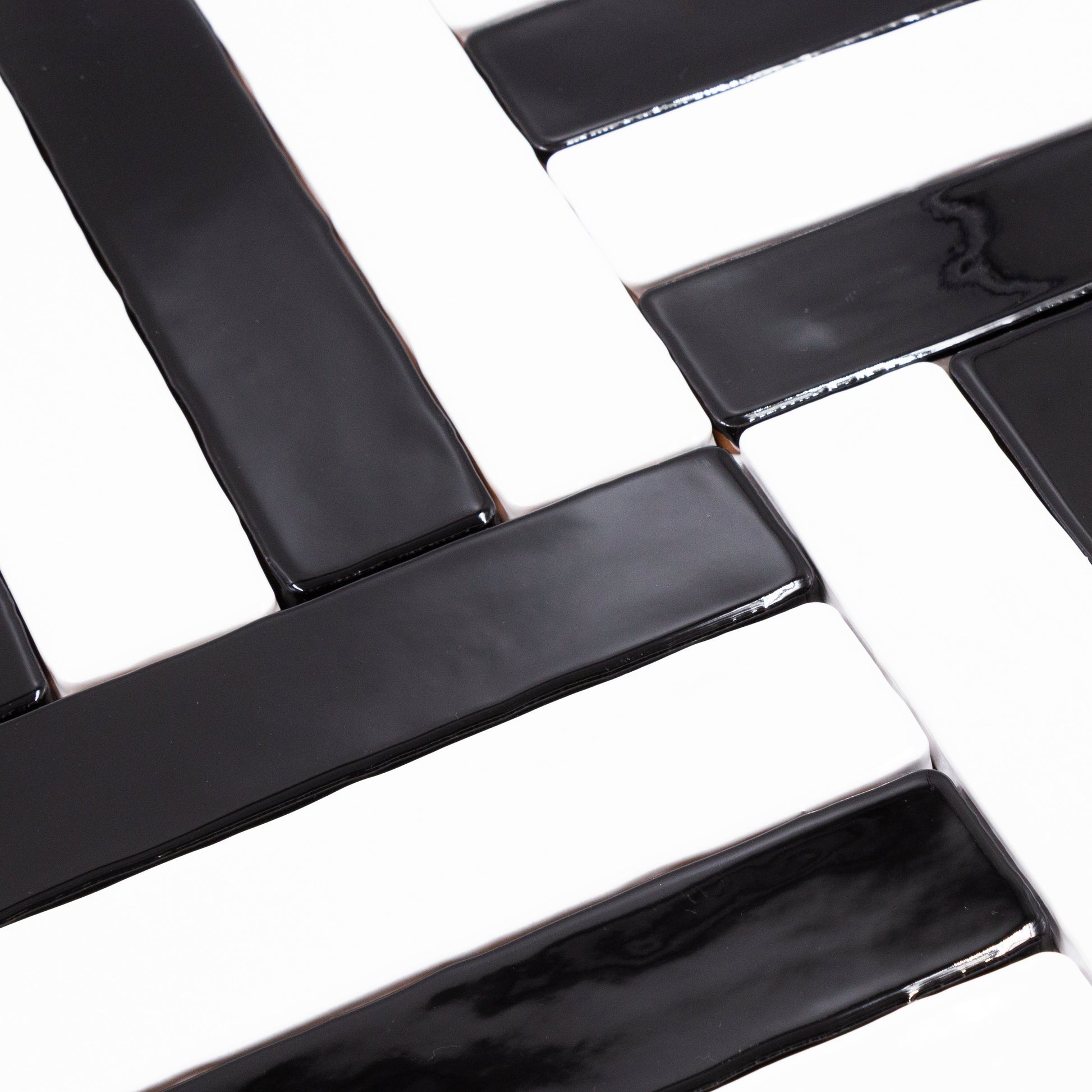 Candlestick Black modern glossy ceramic subway & candlestick tile for residential kitchen backsplash imported from Spain, Cevica Rustic Black available from TilesInspired Canada's Online Tile Store delivering across Ontario and Quebec, including Toronto, Montreal, Ottawa, London, Windsor, Kitchener, Muskoka, Barrie, Kingston, Hamilton, and Niagara renovation idea