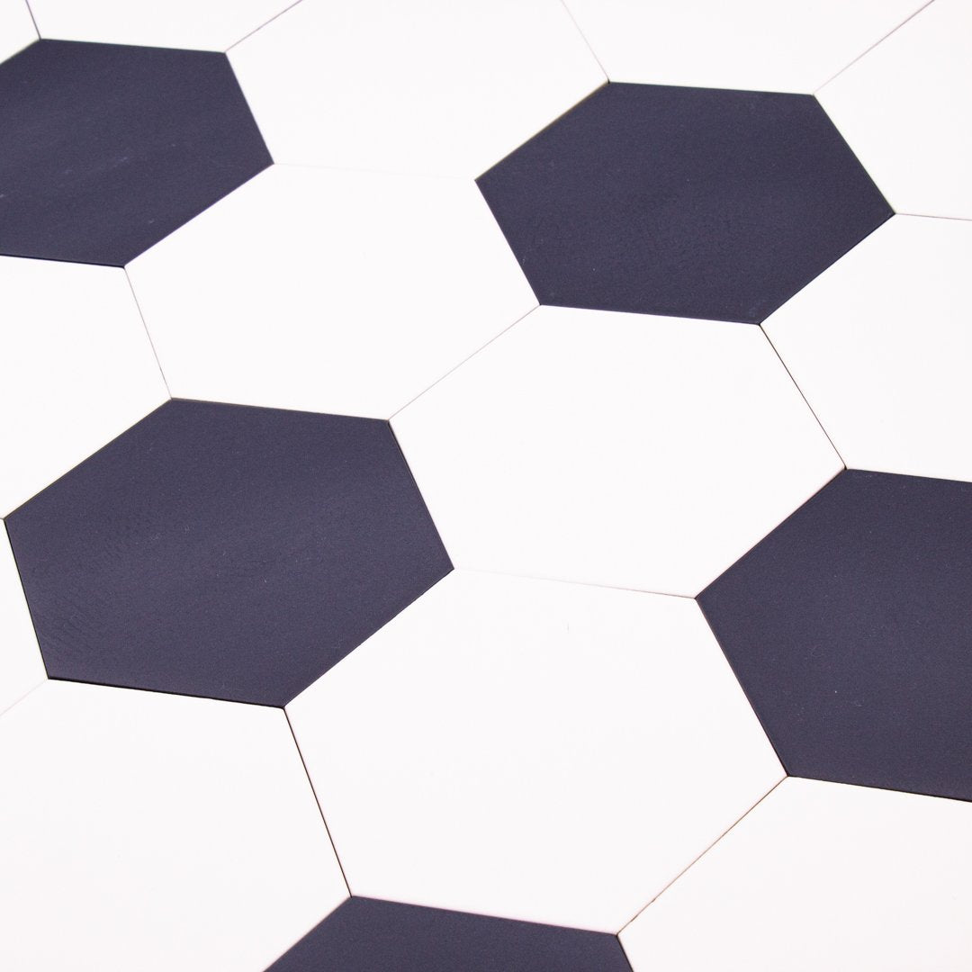 Good Vibes White White modern matte porcelain hexagon tile for residential and commercial bathroom and kitchen floor and wall imported from Spain, Cevica Good Vibes White available from TilesInspired Canada's Online Tile Store delivering across Ontario and Quebec, including Toronto, Montreal, Ottawa, London, Windsor, Kitchener, Muskoka, Barrie, Kingston, Hamilton, and Niagara decoration idea