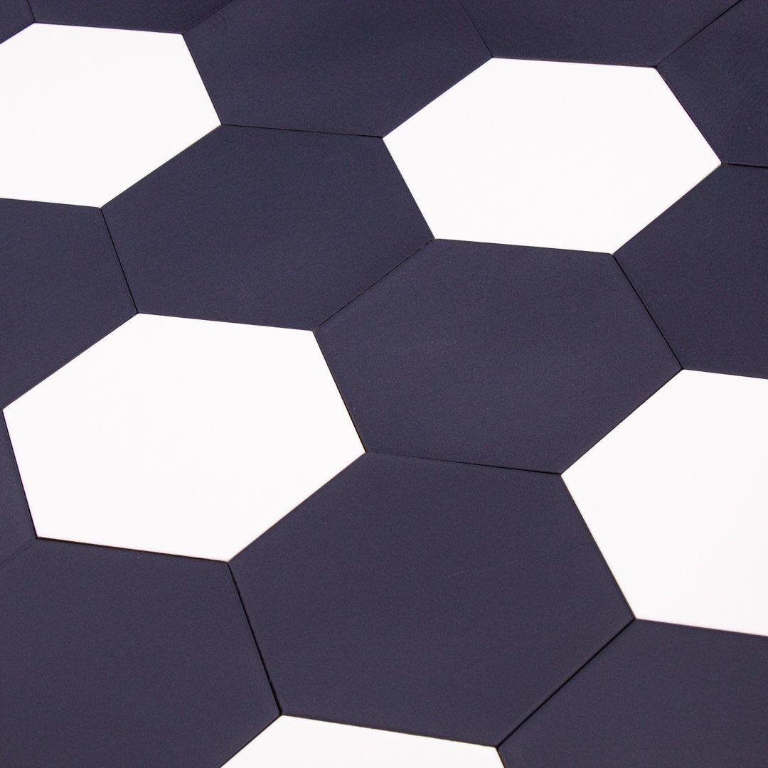 Good Vibes White White modern matte porcelain hexagon tile for residential and commercial bathroom and kitchen floor and wall imported from Spain, Cevica Good Vibes White available from TilesInspired Canada's Online Tile Store delivering across Ontario and Quebec, including Toronto, Montreal, Ottawa, London, Windsor, Kitchener, Muskoka, Barrie, Kingston, Hamilton, and Niagara decoration idea