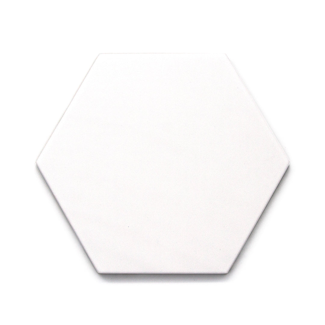 Good Vibes White White modern matte porcelain hexagon tile for residential and commercial bathroom and kitchen floor and wall imported from Spain, Cevica Good Vibes White available from TilesInspired Canada's Online Tile Store delivering across Ontario and Quebec, including Toronto, Montreal, Ottawa, London, Windsor, Kitchener, Muskoka, Barrie, Kingston, Hamilton, and Niagara decoration idea