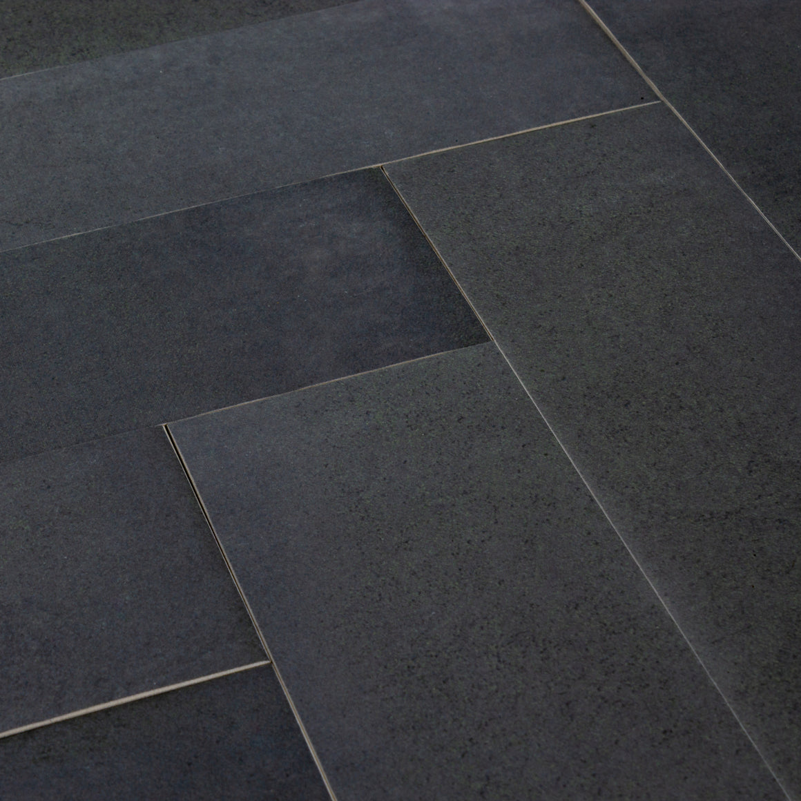 Taranto Grigio Dark Grey Stone-Look Plank Tile 3x5 x 13.5 from TilesInspired