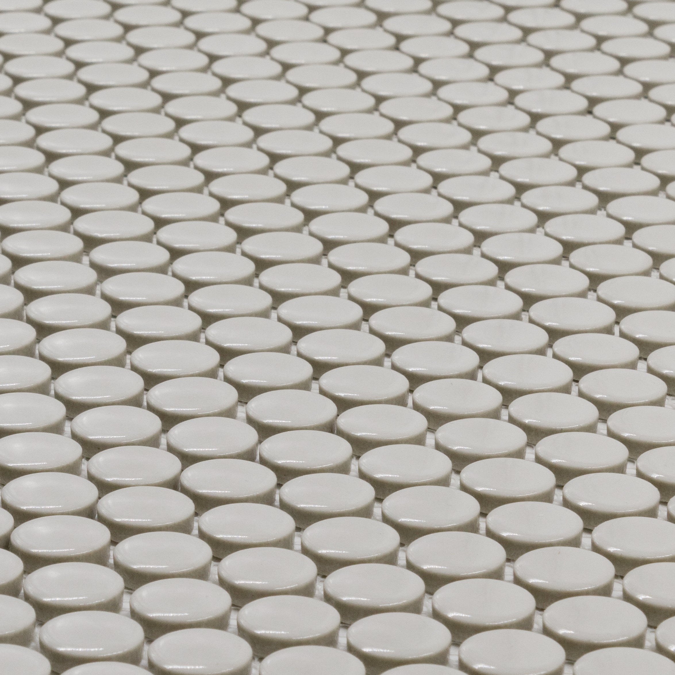 Polka-Dot Penny Round Grey