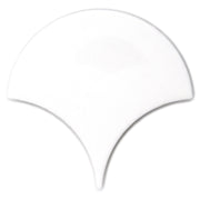 Scale Cloud Nine White bold glossy ceramic scale tile for residential and commercial bathroom and kitchen backsplash imported from Spain, Natucer Squama Rice available from TilesInspired Canada's Online Tile Store delivering across Ontario and Quebec, including Toronto, Montreal, Ottawa, London, Windsor, Kitchener, Muskoka, Barrie, Kingston, Hamilton, and Niagara tile idea