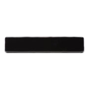 Single featured tile image of Candlestick Black a 10 by 2 Ceramic tile for Residential & Commercial Walls made by European Decorative Tile Brand Cevica from Castellon de la Plana Spain