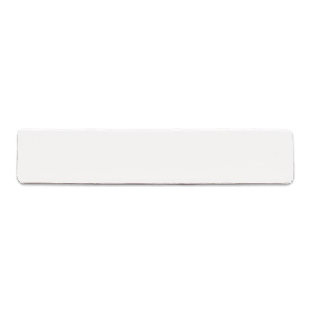 Candlestick White 2x10 modern glossy ceramic subway & candlestick tile for residential bathroom and kitchen wall imported from Spain, Cevica Rustic White available from TilesInspired Canada's Online Tile Store. 