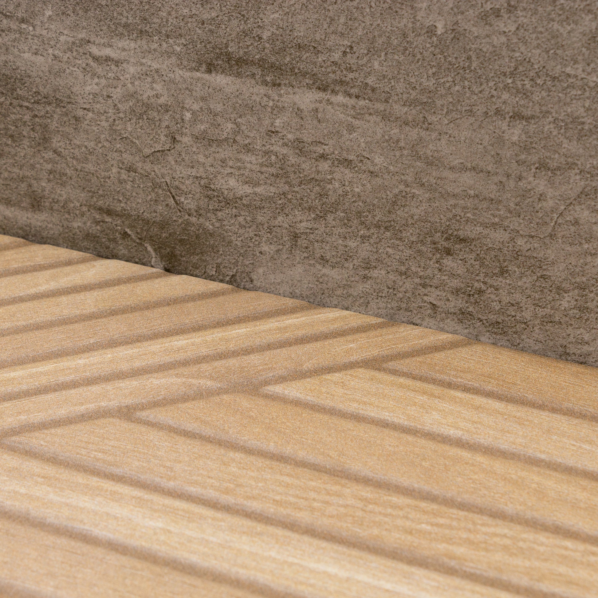 Tangram Oak minimalistic matte porcelain decorative pattern tile for residential bathroom and kitchen floor and wall imported from Spain, Realonda TANGRAM WOOD OAK available from TilesInspired Canada's Online Tile Store delivering across Ontario and Quebec, including Toronto, Montreal, Ottawa, London, Windsor, Kitchener, Muskoka, Barrie, Kingston, Hamilton, and Niagara decoration idea