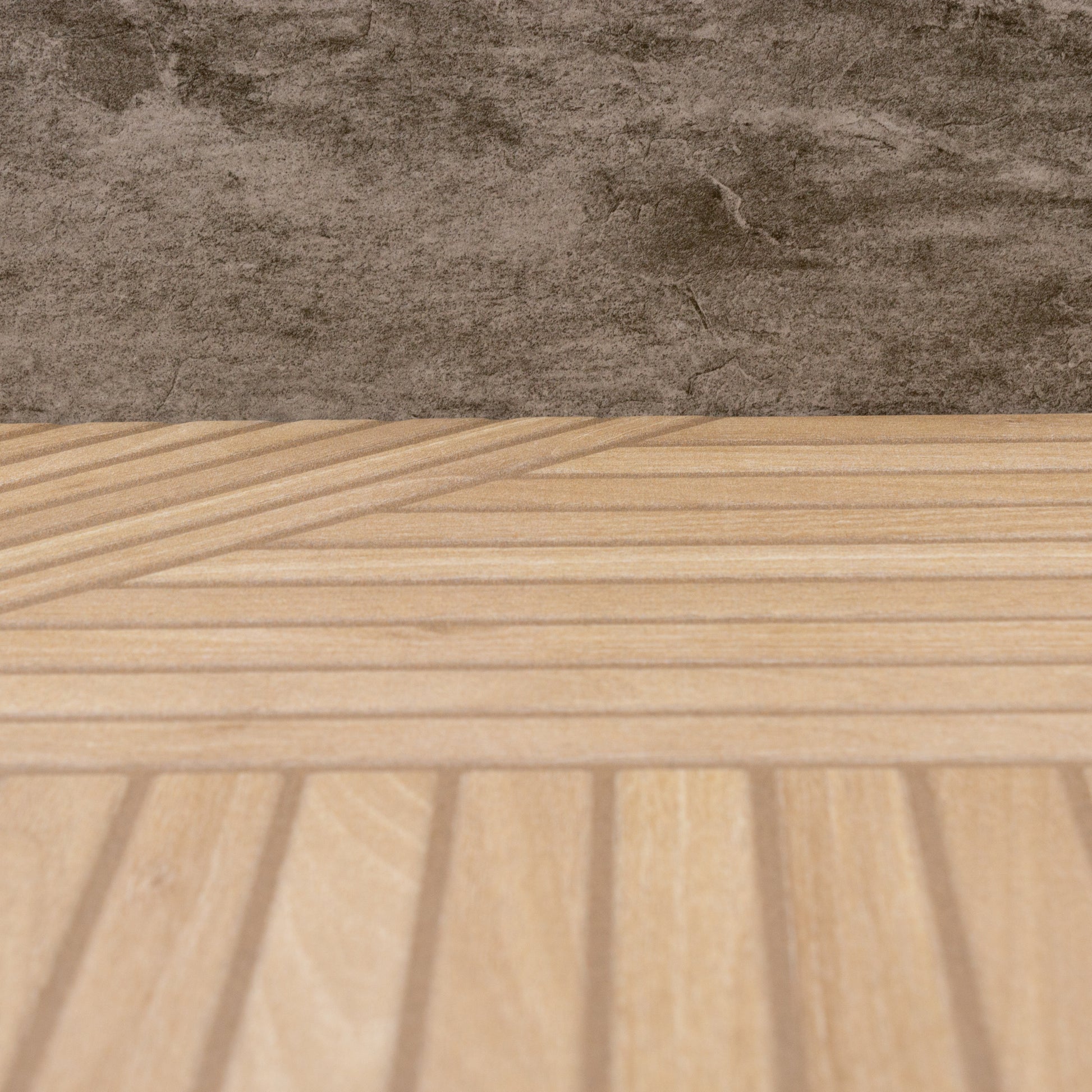 Tangram Oak minimalistic matte porcelain decorative pattern tile for residential bathroom and kitchen floor and wall imported from Spain, Realonda TANGRAM WOOD OAK available from TilesInspired Canada's Online Tile Store delivering across Ontario and Quebec, including Toronto, Montreal, Ottawa, London, Windsor, Kitchener, Muskoka, Barrie, Kingston, Hamilton, and Niagara decoration idea